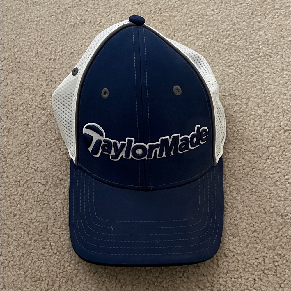 TaylorMade Navy and White Golf Hat
